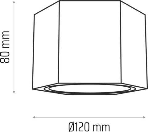 Big spot HEXA ES111 dąb