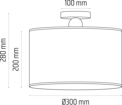 Lampa sufitowa Bolla butelkowa zieleń