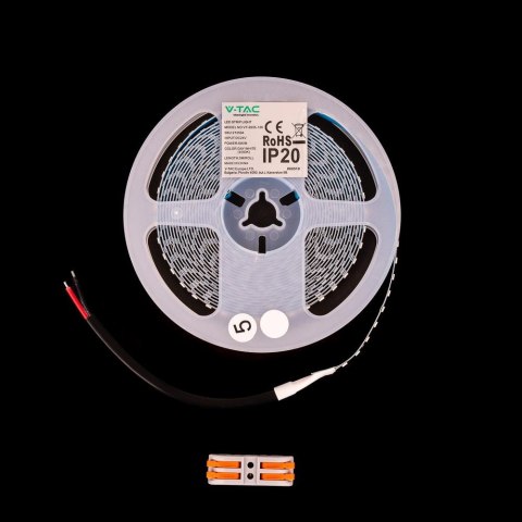 Taśma LED V-TAC SMD2835 630LED 24V IP20 5mb 8W/m VT-2835 126-IP20 4000K 1100lm Taśma LED V-TAC SMD2835 630LED 24V IP20 5mb 8W/m VT-2835 126-IP20 4000K 1100lm