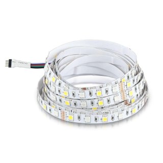 Taśma LED V-TAC SMD5050 300LED RGBW 12V IP20 8W/m VT-5050 60-IP20-N 4000K+RGB 357lm