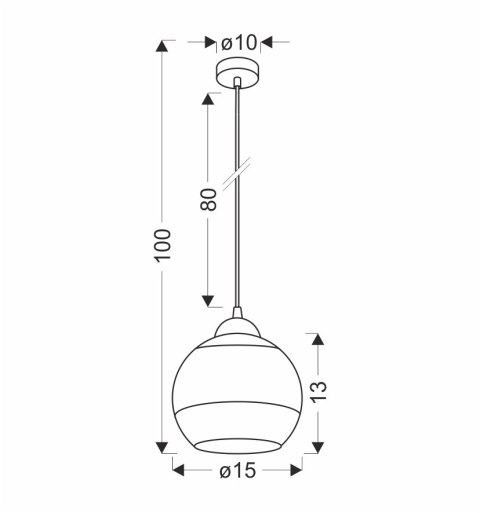 CONTESSA LAMPA WISZĄCA CZARNY 1X40 E27 KLOSZ ZŁOTY CONTESSA LAMPA WISZĄCA CZARNY 1X40 E27 KLOSZ ZŁOTY