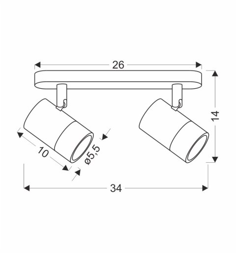 TOBI LAMPA SUFITOWA LISTWA CZARNY 2X15W GU10 KLOSZ CZARNY+ZŁOTY TOBI LAMPA SUFITOWA LISTWA CZARNY 2X15W GU10 KLOSZ CZARNY+ZŁOTY
