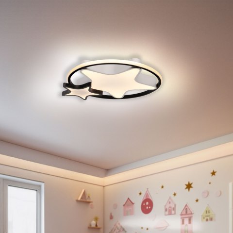 ASTRE lampa sufit. plafon brązowy+biały 36W LED 3000-6500K klosz biały z pilotem ASTRE lampa sufit. plafon brązowy+biały 36W LED 3000-6500K klosz biały z pilotem
