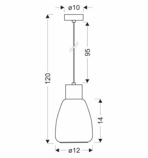 MOLDO lampa wisząca czarny 1x40W E27 klosz bursztynowy MOLDO lampa wisząca czarny 1x40W E27 klosz bursztynowy