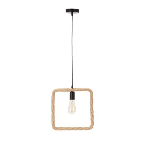 Quadro lampa wisząca czarny+beżowy 1x40W E27 Quadro lampa wisząca czarny+beżowy 1x40W E27