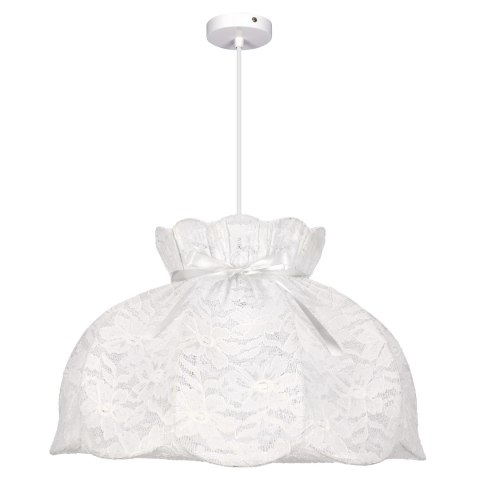 ROSSINI lampa wisząca biały 1x40W E27 abażur biały ROSSINI lampa wisząca biały 1x40W E27 abażur biały