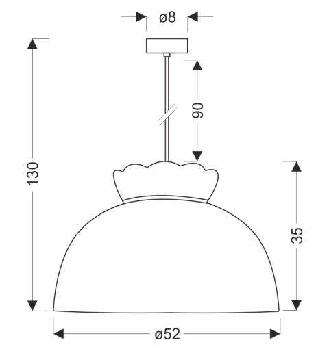 ROSSINI lampa wisząca biały 1x40W E27 abażur biały ROSSINI lampa wisząca biały 1x40W E27 abażur biały