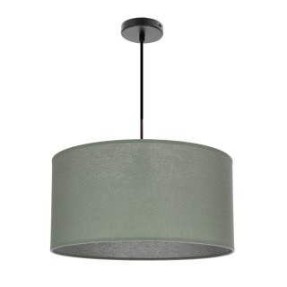 SHANTI lampa wisz¹ca czarny 1x40 E27 aba¿ur miêtowy