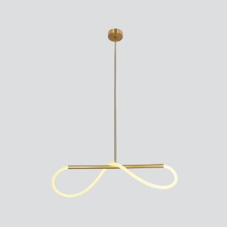 SUPREME lampa wiszaca 80cm złoty 18W LED 3000K biały