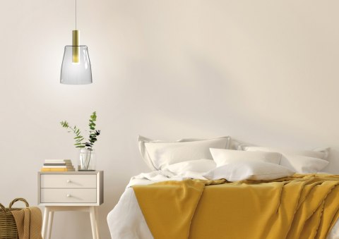 LAMPA WISZĄCA MODENA 1 ZŁOTY 140x15x15 LAMPA WISZĄCA MODENA 1 ZŁOTY 140x15x15
