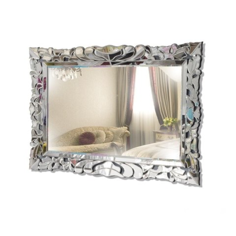 Lustro Persefona 80/120cm dekoracyjne prostokątne w ornamentowej ramie z motywem roślinnym Lustro Persefona 80/120cm dekoracyjne prostokątne w ornamentowej ramie z motywem roślinnym