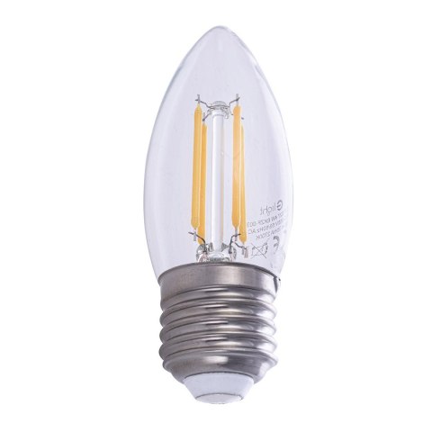 Żarówka Filamentowa LED 4W C37 E27 2700K