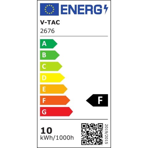 Zestaw LED V-TAC Taśma 512LED/m COB 24V 12W/m Zasilacz 24V 60W (2667+3264) 3000K 1000lm