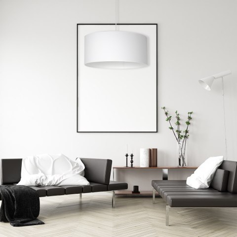 Lampa wisząca CASINO WHITE/CHROME 1xE27