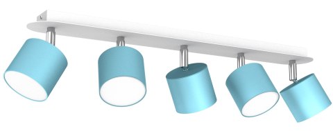 Lampa sufitowa DIXIE BLUE/WHITE 5xGX53