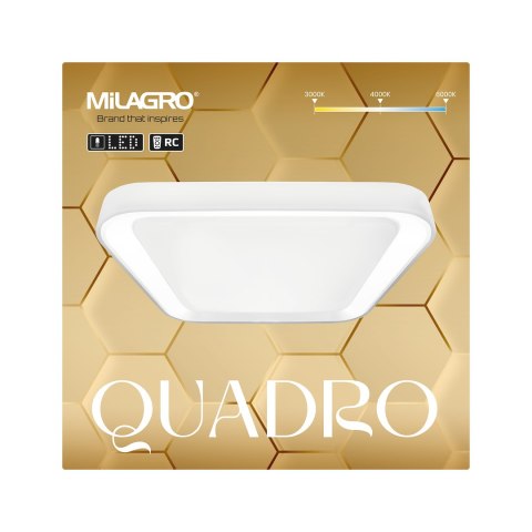 Plafon QUADRO WHITE 38W