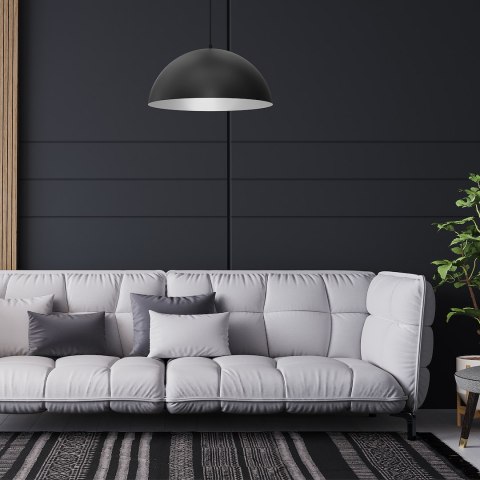 Lampa wisząca BETA BLACK/WHITE 1xE27 45cm
