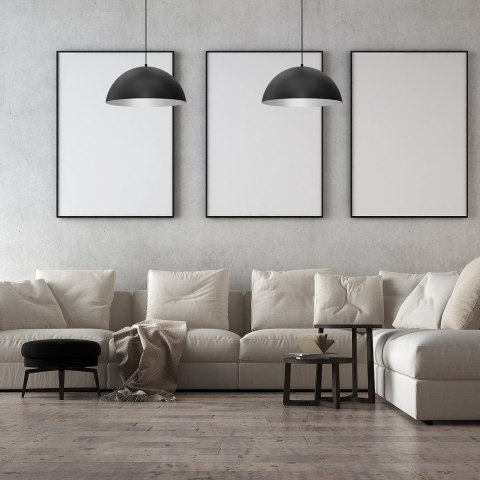 Lampa wisząca BETA BLACK/WHITE 1xE27 45cm