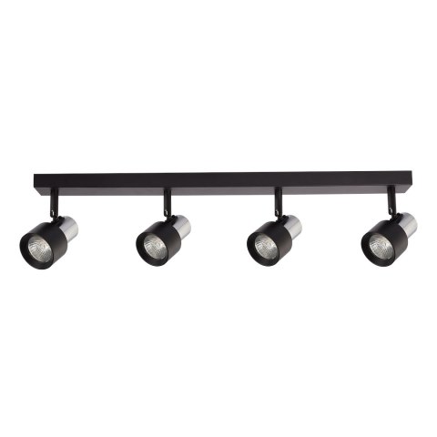 Lampa Sufitowa Cino 4xGU10 Czarny + Chrom Lampa Sufitowa Cino 4xGU10 Czarny + Chrom