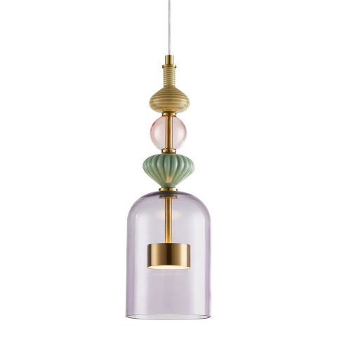 Lampa wisząca ARTE 12W LED śr. 13cm mosiądz