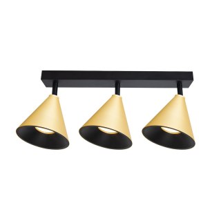 Oprawa Cone Spot Złoty 3xGU10