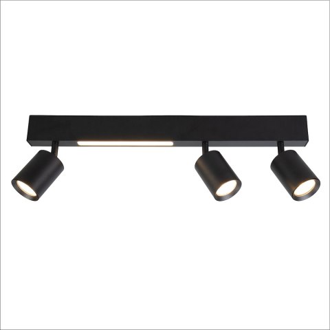 Lampa Sufitowa Magnet 9W+3xGU10 3000/4000K Czarny