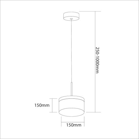 Lampa wisząca ELEGANCE 9W LED
