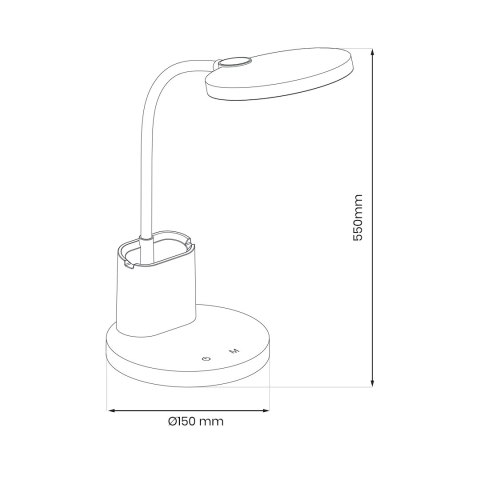 Lampka biurkowa SCUOLA BLACK 5W LED Lampka biurkowa SCUOLA BLACK 5W LED