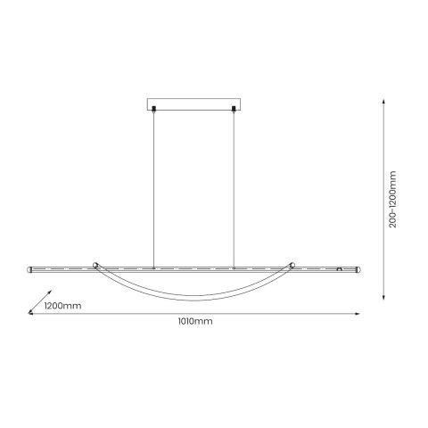 Lampa wisząca AMBAR 35W LED 4000K