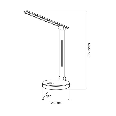Lampka biurkowa Bruno White 5W LED RGB