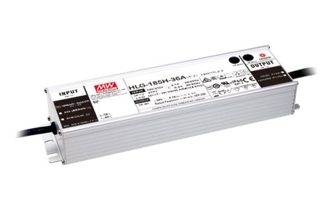 MEAN WELL Zasilacz impulsowy; LED; 156W; 12V; 13A; 90-305VAC; 127-431VDC; IP65