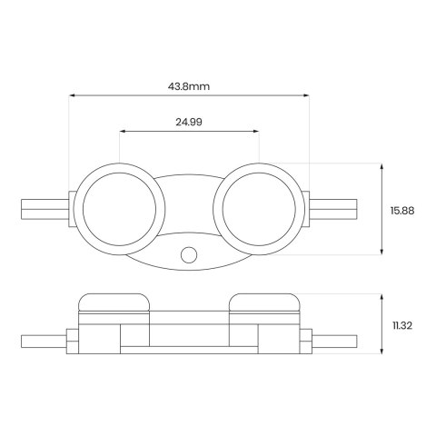 MODUŁ LED EKO-SSPRO2 9000K 0,72W 80S50
