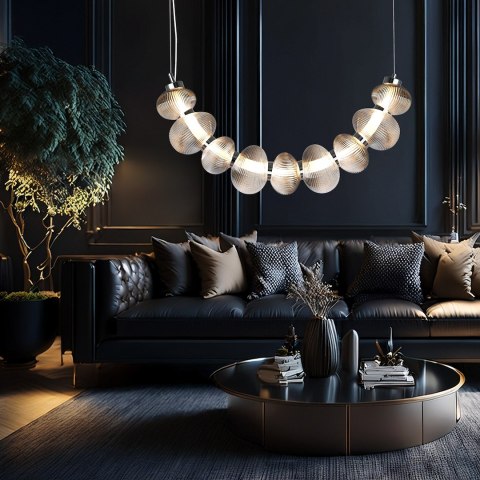 Lampa wisząca BOLLA SMOKED 36W LED