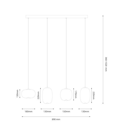 Lampa wisząca VASO WHITE 15W Lampa wisząca VASO WHITE 15W