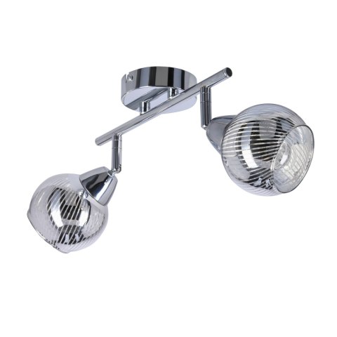 FORT LAMPA SUFITOWA LISTWA 2X10W E14 LED CHROM