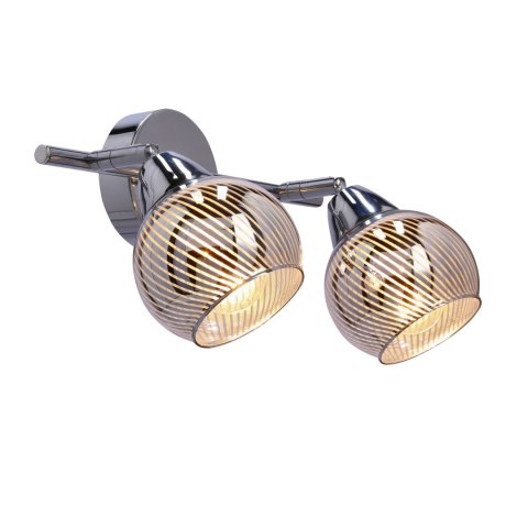FORT LAMPA SUFITOWA LISTWA 2X10W E14 LED CHROM