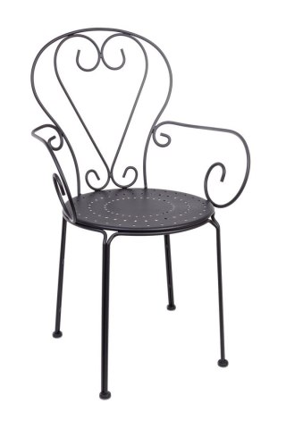 BIZZOTTO krzesło ogrodowe ETIENNE czarne