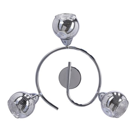 FORT LAMPA SUFITOWA SPIRALA 3X10W E14 LED CHROM