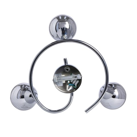 FORT LAMPA SUFITOWA SPIRALA 3X10W E14 LED CHROM