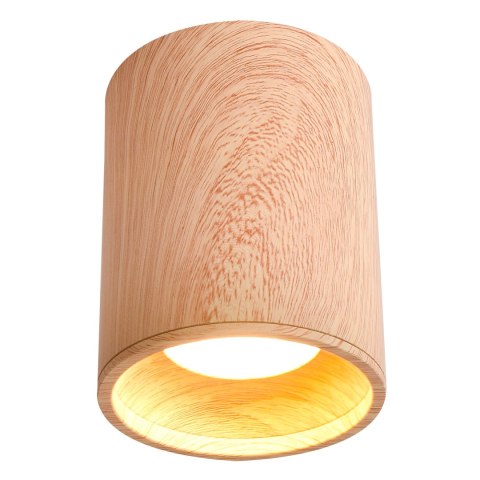 TUBA LAMPA SUFITOWA 1X15W GU10 7,9/10 DREWNIANY