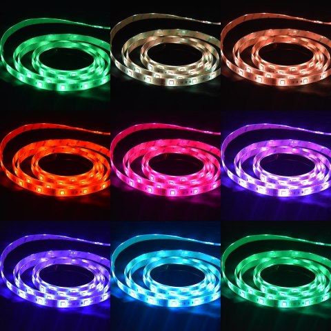 Zestaw LED RGB Wi-FI 5m Smart Tuya IP65 + CCT + Dim 12V Zestaw LED RGB Wi-FI 5m Smart Tuya IP65 + CCT + Dim 12V
