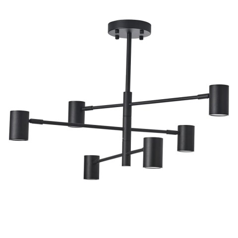 Lampa Sufitowa Noe 6xGU10 czarna PLC0102-BK Lampa Sufitowa Noe 6xGU10 czarna PLC0102-BK