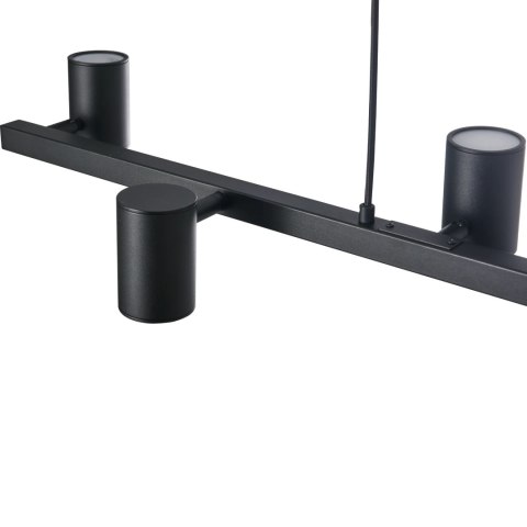 Lampa Wisząca Noe Long 6xGU10 czarna PL0111-BK Lampa Wisząca Noe Long 6xGU10 czarna PL0111-BK