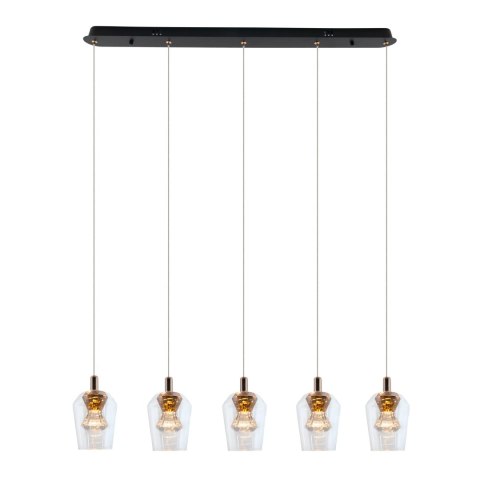 Lampa Wisząca Tasa 5xLED czarna PL0143-5 Lampa Wisząca Tasa 5xLED czarna PL0143-5
