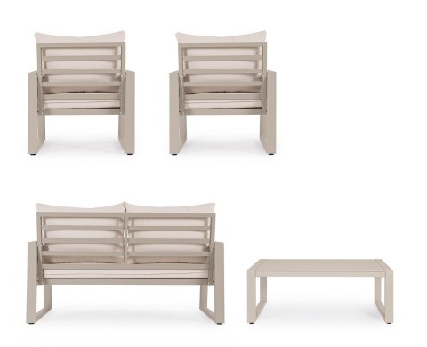 BIZZOTTO zestaw ogrodowy CAPTIVA beżowy