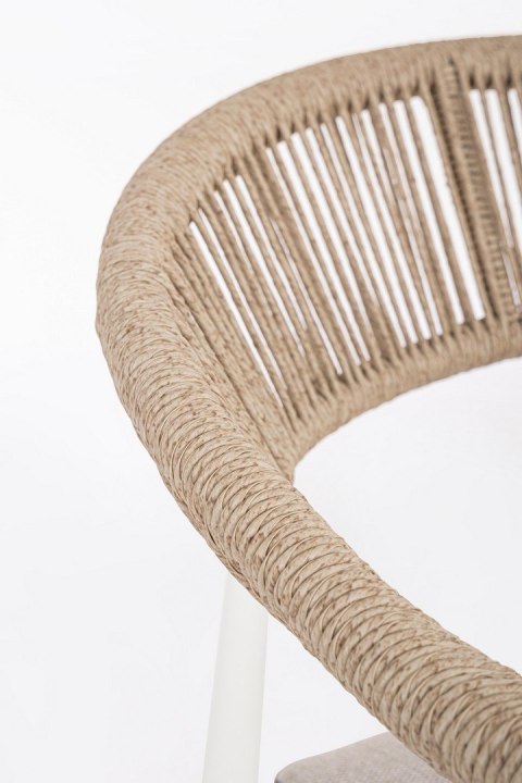 BIZZOTTO zestaw ogrodowy JANDIA biały / beż