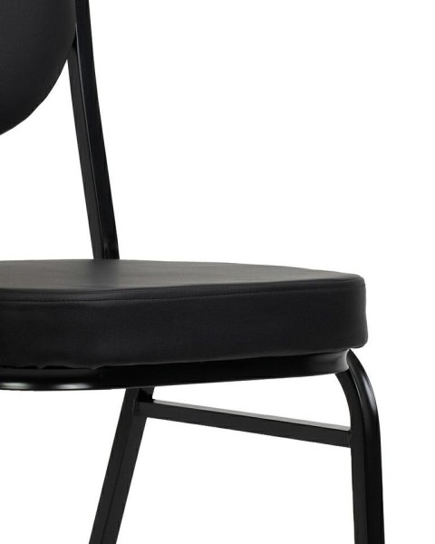Krzesło bankietowe / konferencyjne HEBE czarne