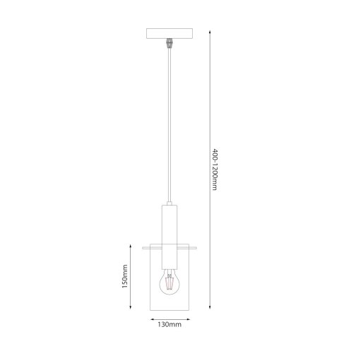 Lampa wisząca Arcadia Gold 1xE27 Lampa wisząca Arcadia Gold 1xE27