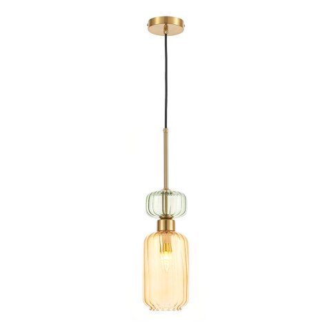 Lampa wisząca MOLLY AMBER 1xE14