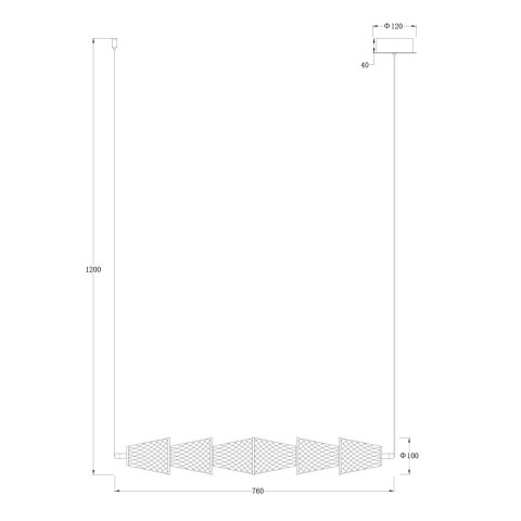 Lampa wisząca SANSA 11W LED